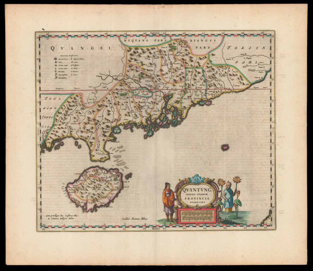 BLAEU, Johannes Quantung, Imperii Sinarum Provincia Duoecima.