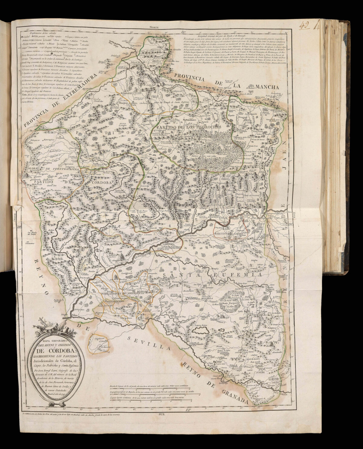 LÓPEZ [DE VARGAS MACHUCA], Tomás; LÓPEZ [DE VARGAS MACHUCA], Tomás Mauricio; LÓPEZ [DE VARGAS MACHUCA], Juan; and DE LA CRUZ [CANO Y OLMEDILLA], Juan. Atlas de Espana y Portugal y posesiones de Ultramar...