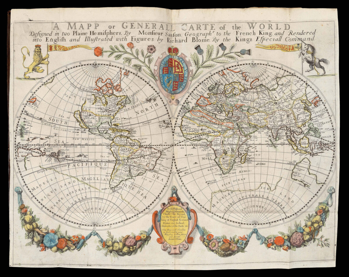 BLOME, Richard A Geographical Description of the Four Parts of the World.