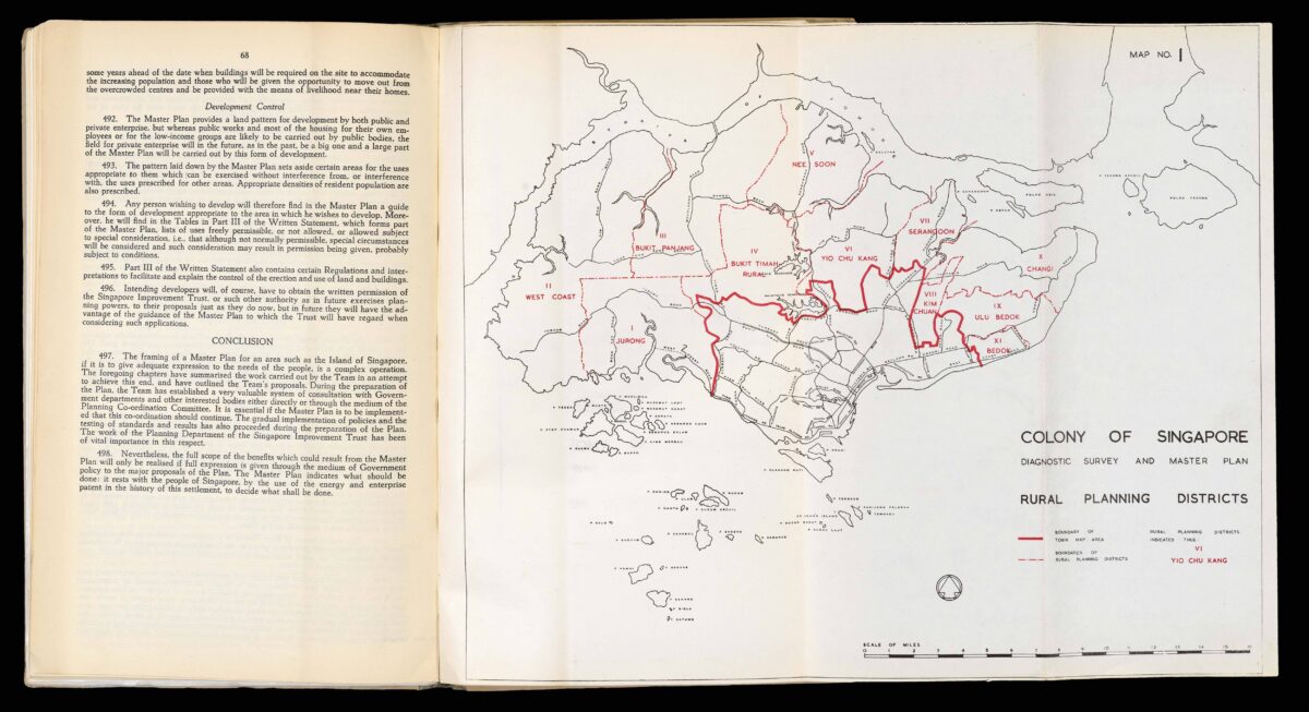 [SINGAPORE IMPROVEMENT TRUST] Colony of Singapore Master Plan
