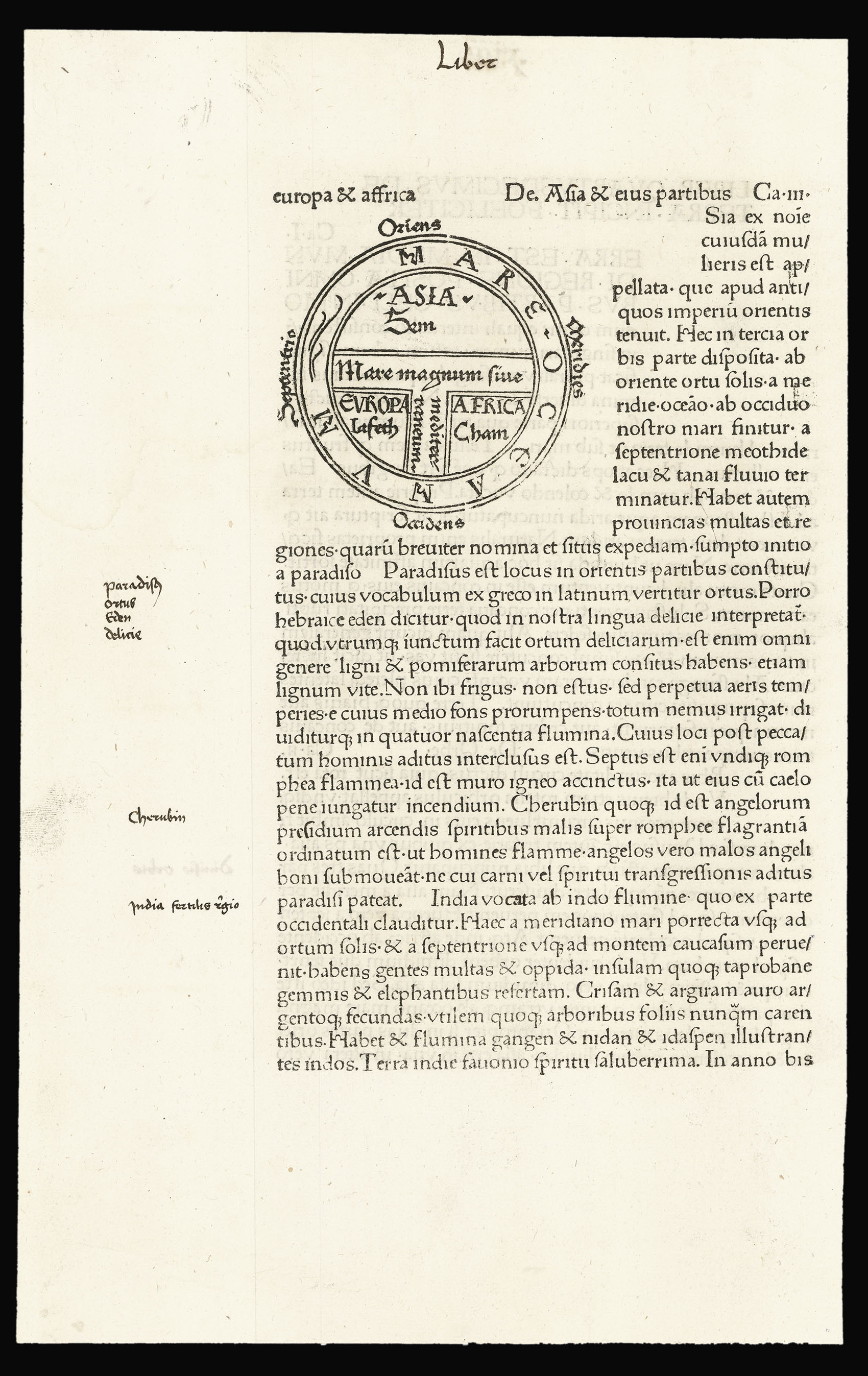 HISPALENSIS, Isidorus<br /> [Untitled world map].