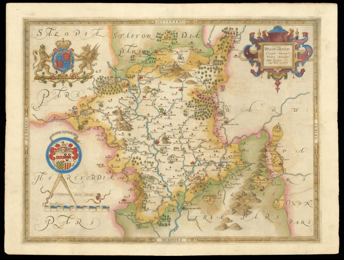 SAXTON, Christopher [Worcestershire] Wigorniensis Comitatus