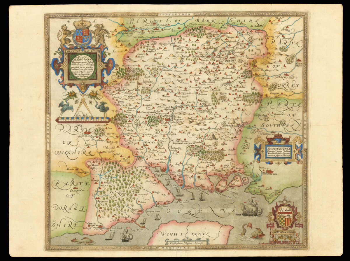 SAXTON, Christopher [Hampshire] Southamtoniae comintatus