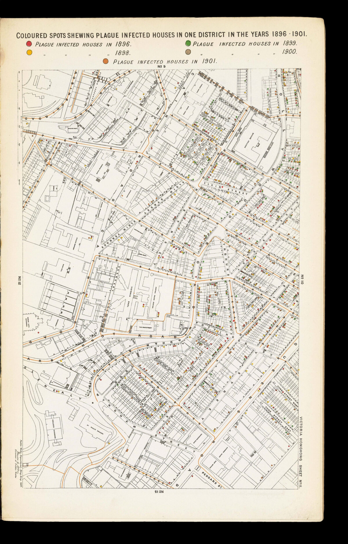 SIMPSON, W. J. Report on the causes and continuance of plague in Hongkong and suggestions as to remedial measures