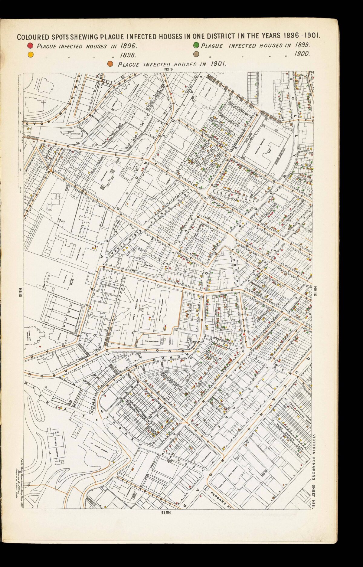 SIMPSON, W. J. Report on the causes and continuance of plague in Hongkong and suggestions as to remedial measures