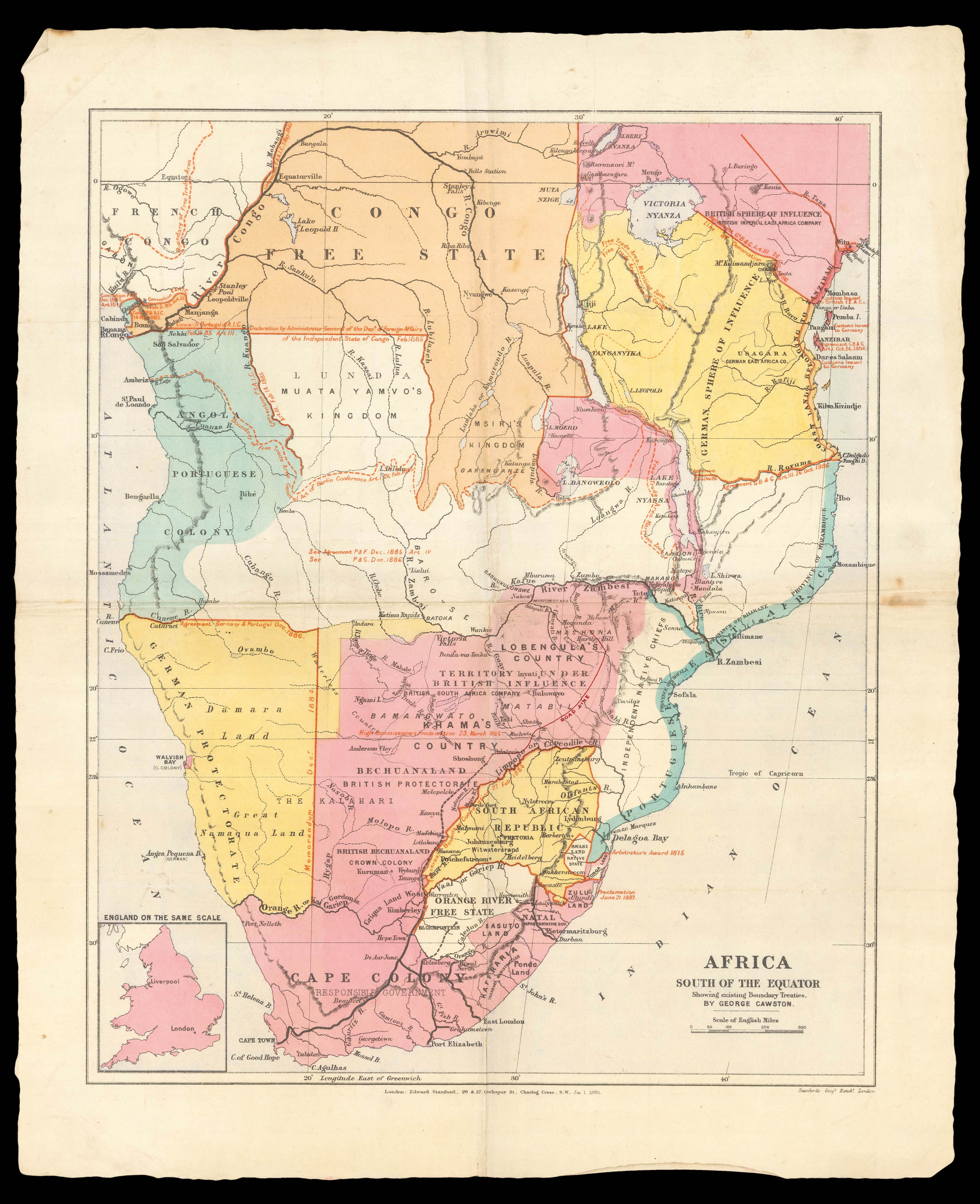 CAWSTON, George Africa, South of the Equator