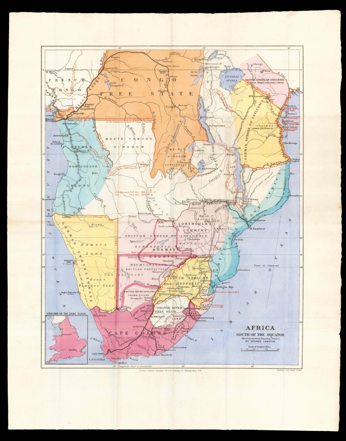 CAWSTON, George Africa, South of the Equator