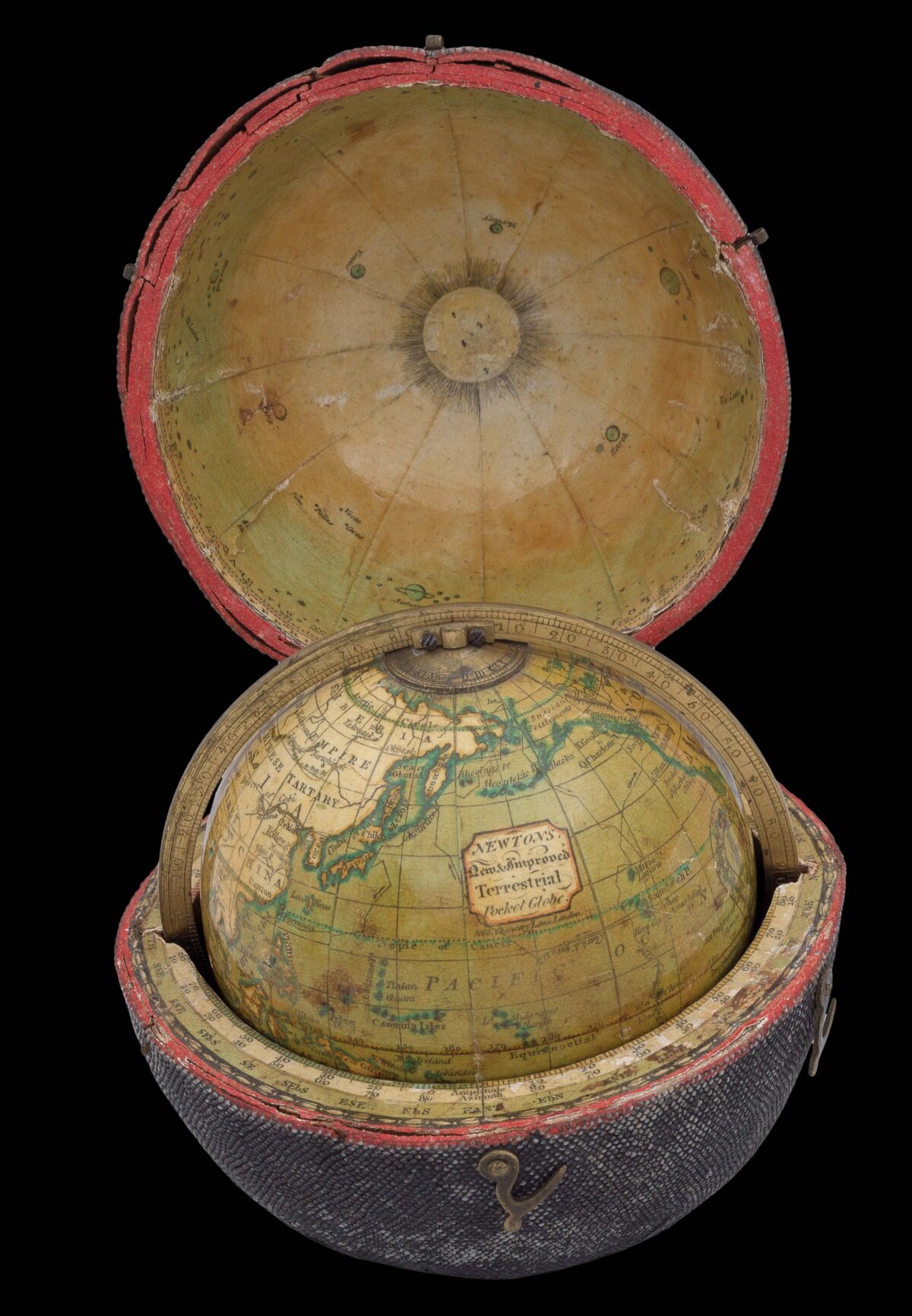 NEWTON, [John] Newton's New & Improved Terrestrial Pocket Globe.
