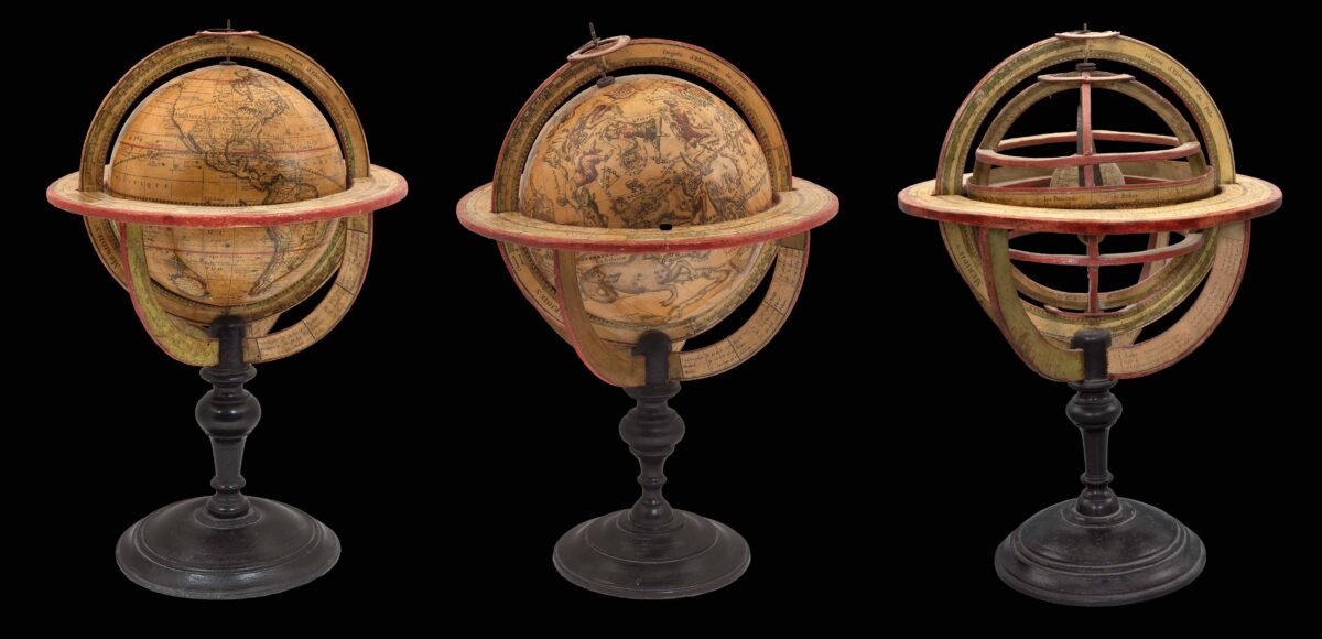 FORTIN, [Jean] and BUY DE MORNAS, M. [Claude] [A set of two globes and one armillary sphere]