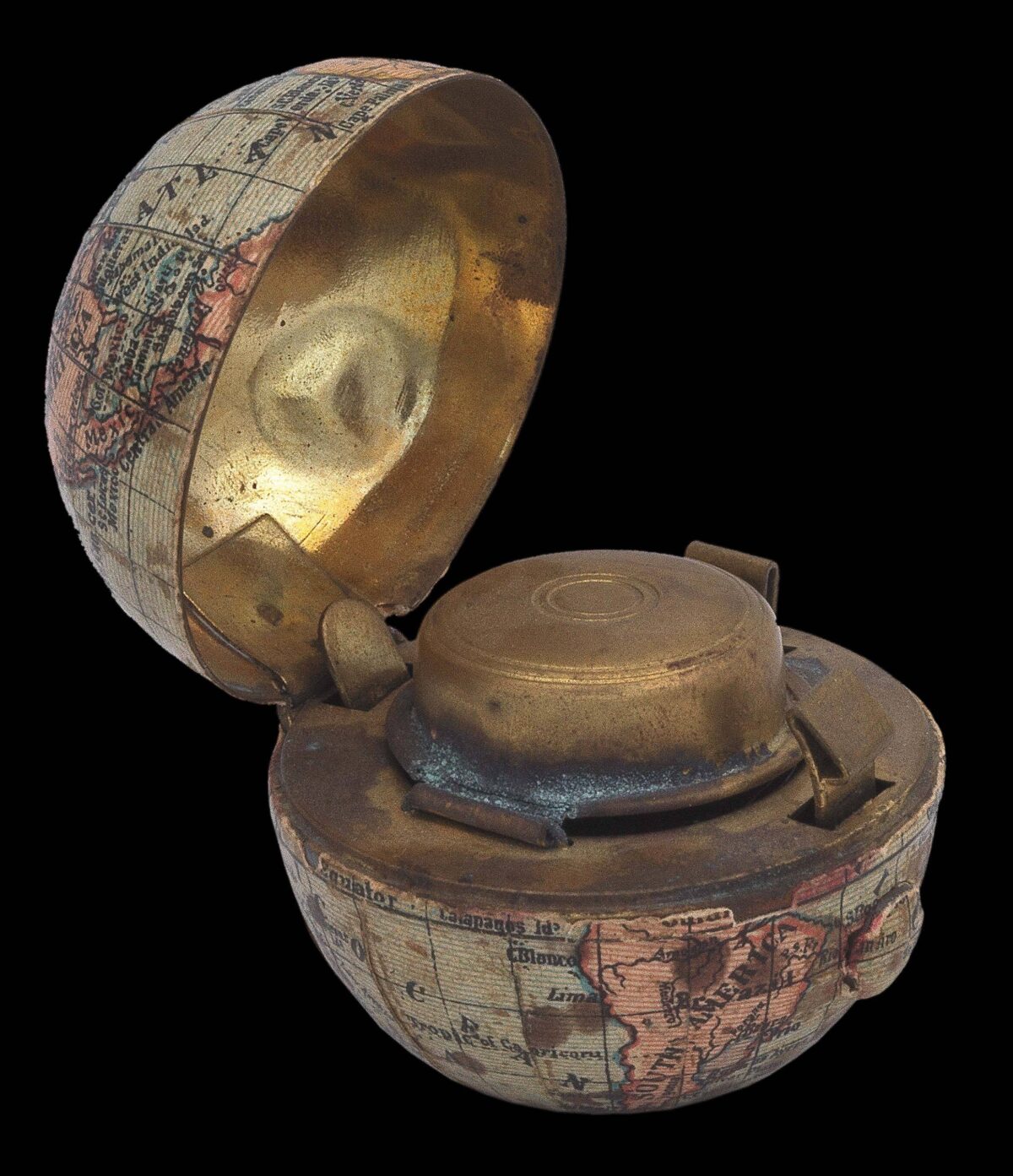 [Anonymous] [Globe form inkwell].