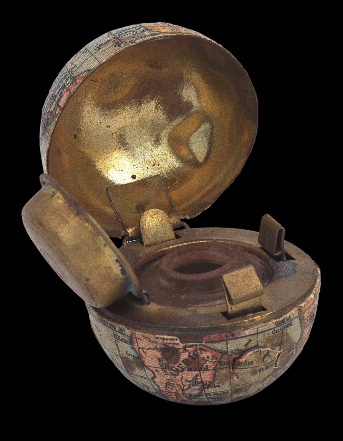 [Anonymous] [Globe form inkwell].