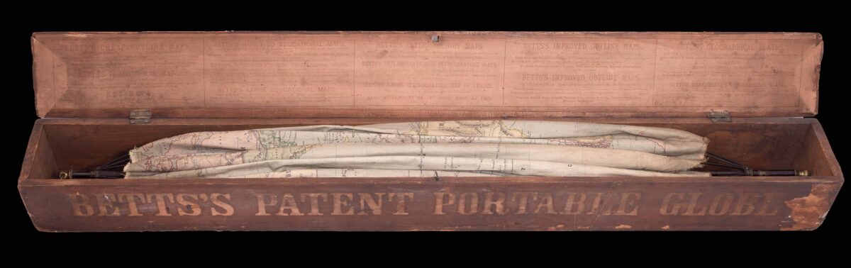 BETTS, John Bett's Patent Portable Terrestrial Globe.