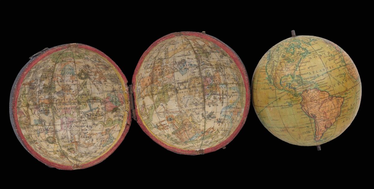 NEWTON, [John]; [William] NEWTON; and [Miles] BERRY Newton's New & Improved Terrestrial Globe.