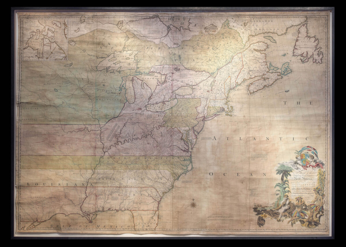 MITCHELL, John A Map of the British and French Dominions in North America.