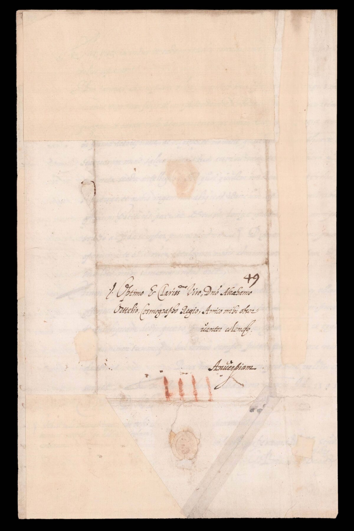 BRAUN, G[eorg] [Autograph letter to Ortelius].