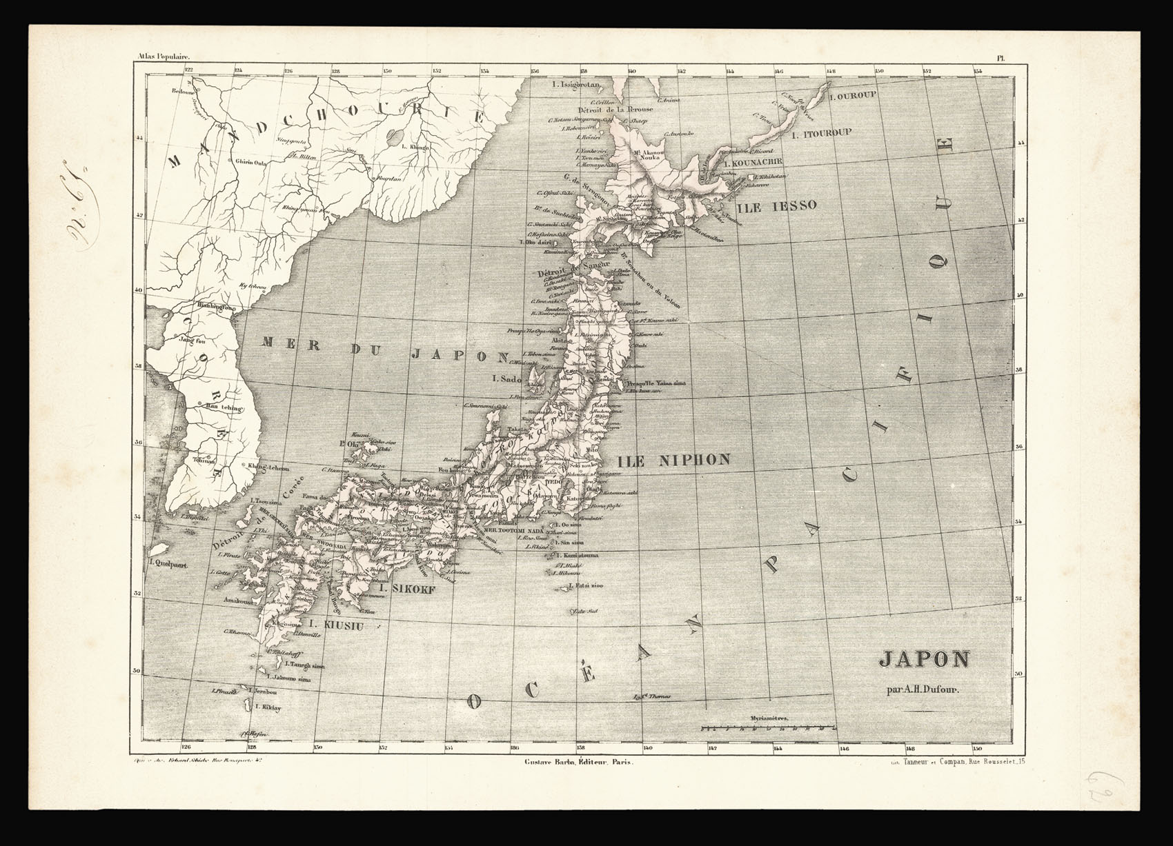 DUFOUR, A[dolphe] H[ippolyte] Japon par A. H. Dufour. (pl 66).