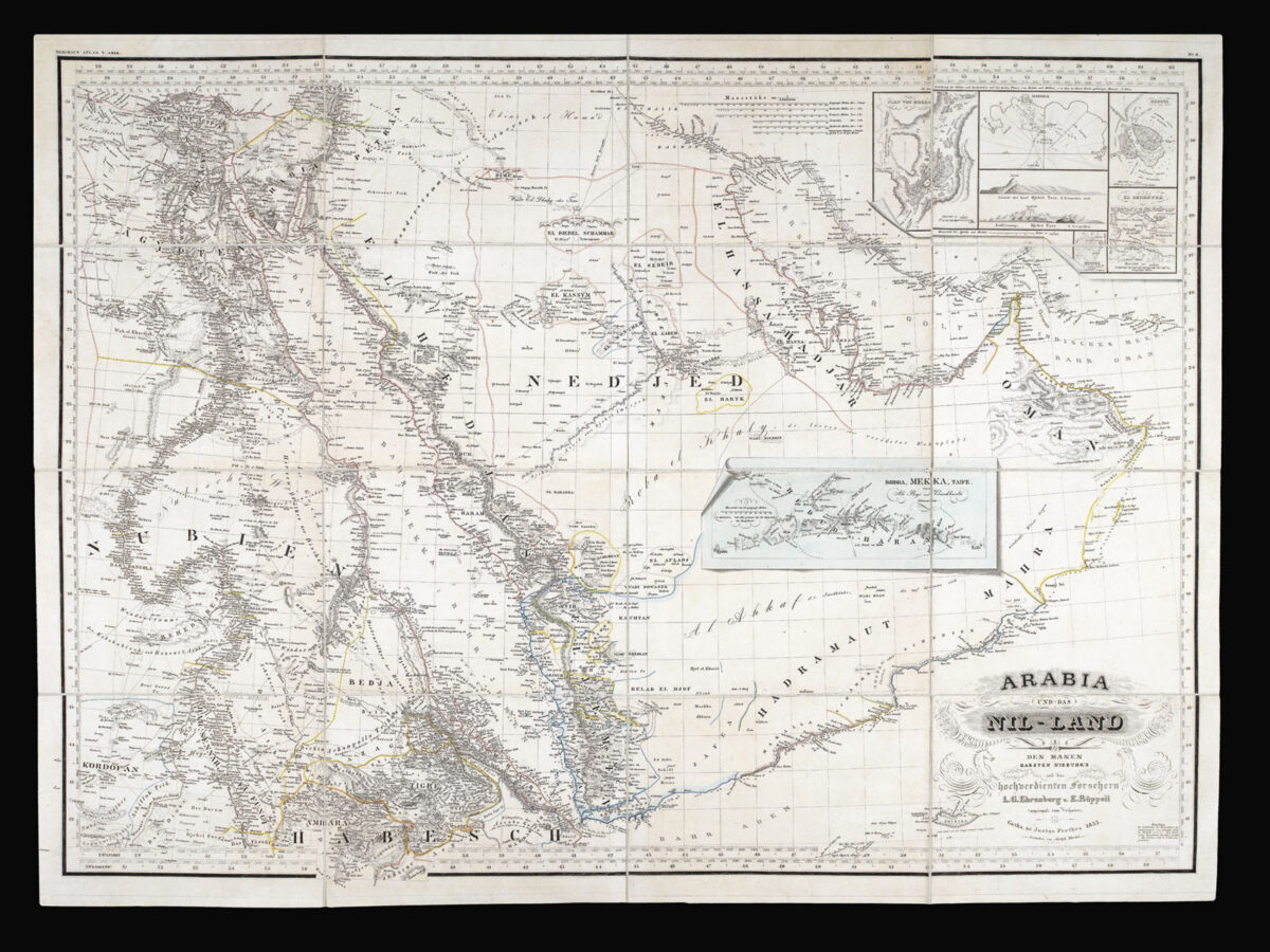 EHRENBERG, L.G. and RÜPPELL, Eduard Arabia und das Nil-Land