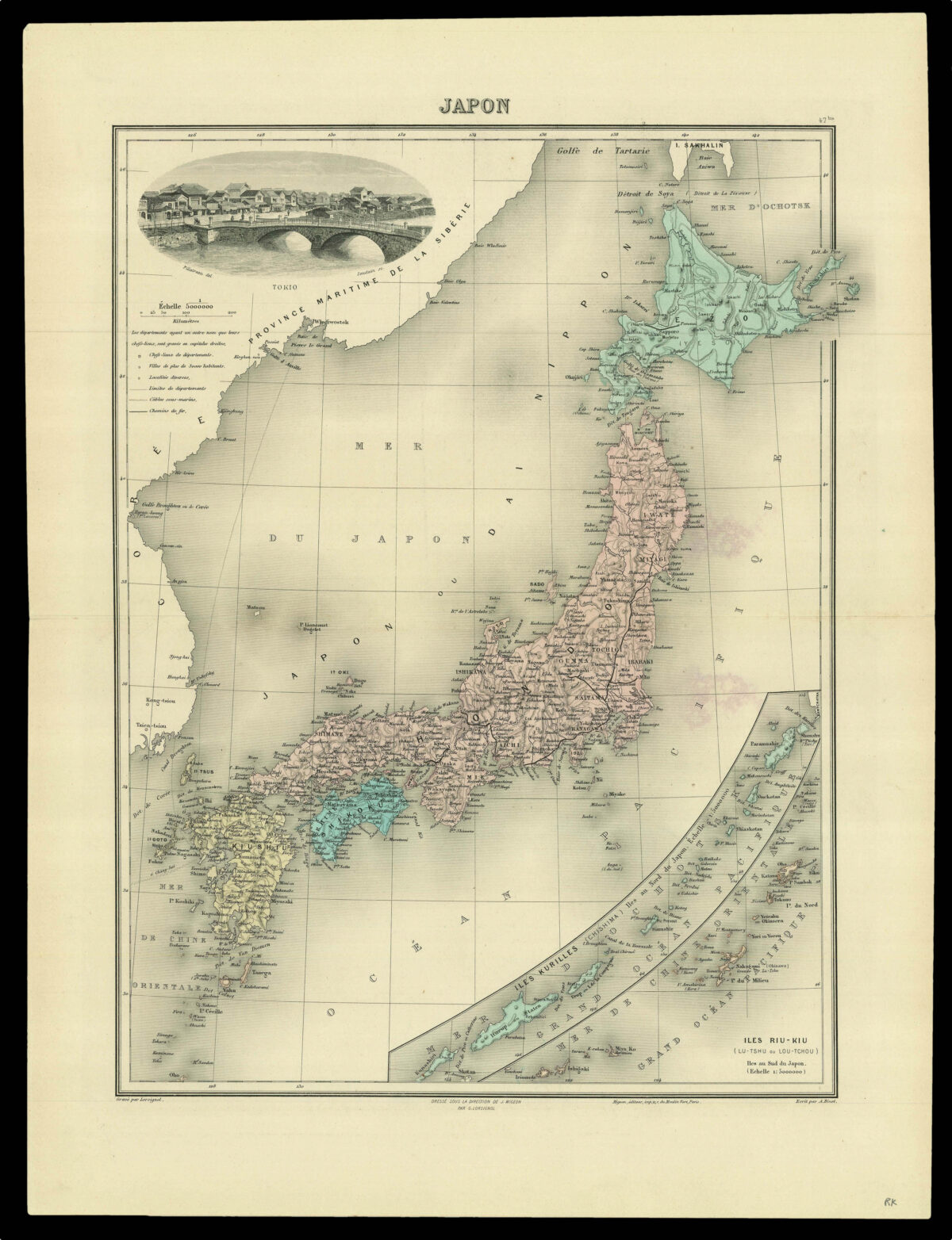 MIGEON, Jean; LORSIGNOL, G. after BISET, A. Japon.