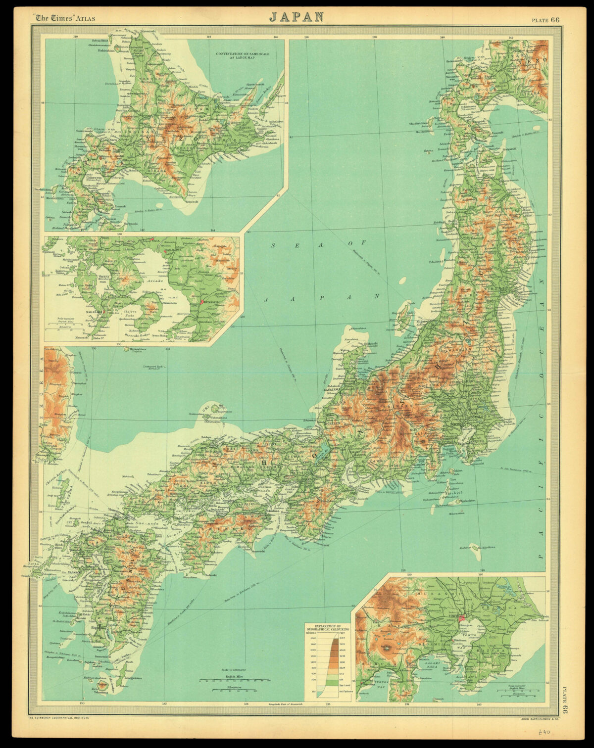 JOHN BARTHOLOMEW & CO. Japan.