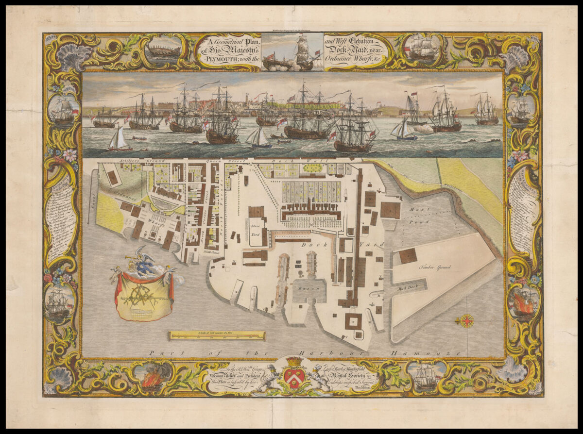 MILTON, Thomas [Complete series of Thomas Milton's Royal Dockyards]