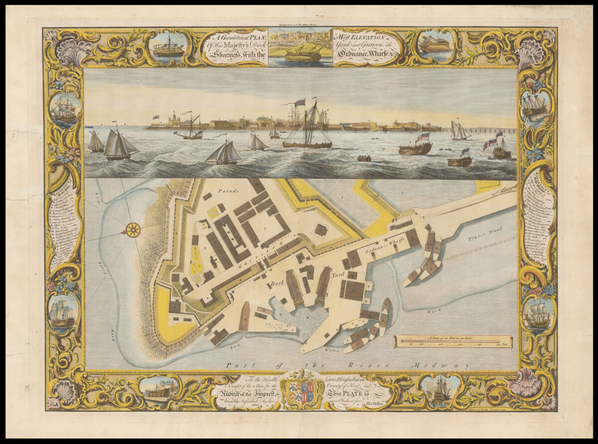 MILTON, Thomas [Complete series of Thomas Milton's Royal Dockyards]