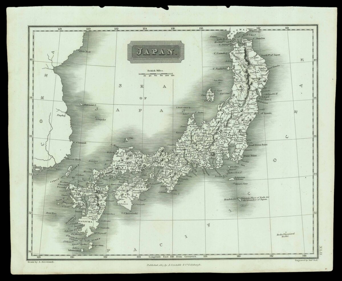 HALL, Sidney after ARROWSMITH, Aaron Japan