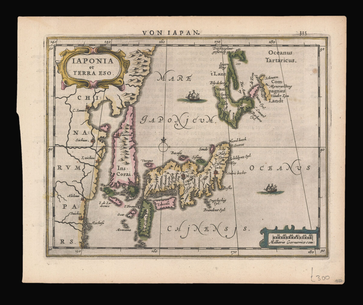JANSSONIUS, Johannes Iaponia et Terra Eso.