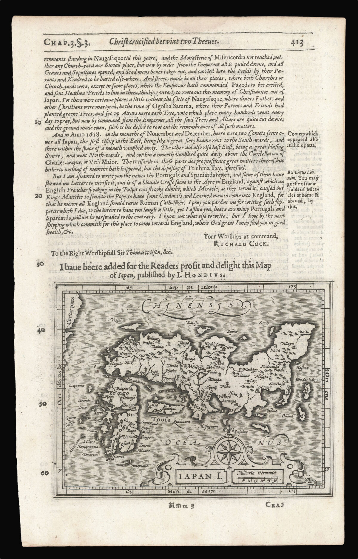 HONDIUS, Jodocus (I) and PURCHAS, Samuel Iapan I.