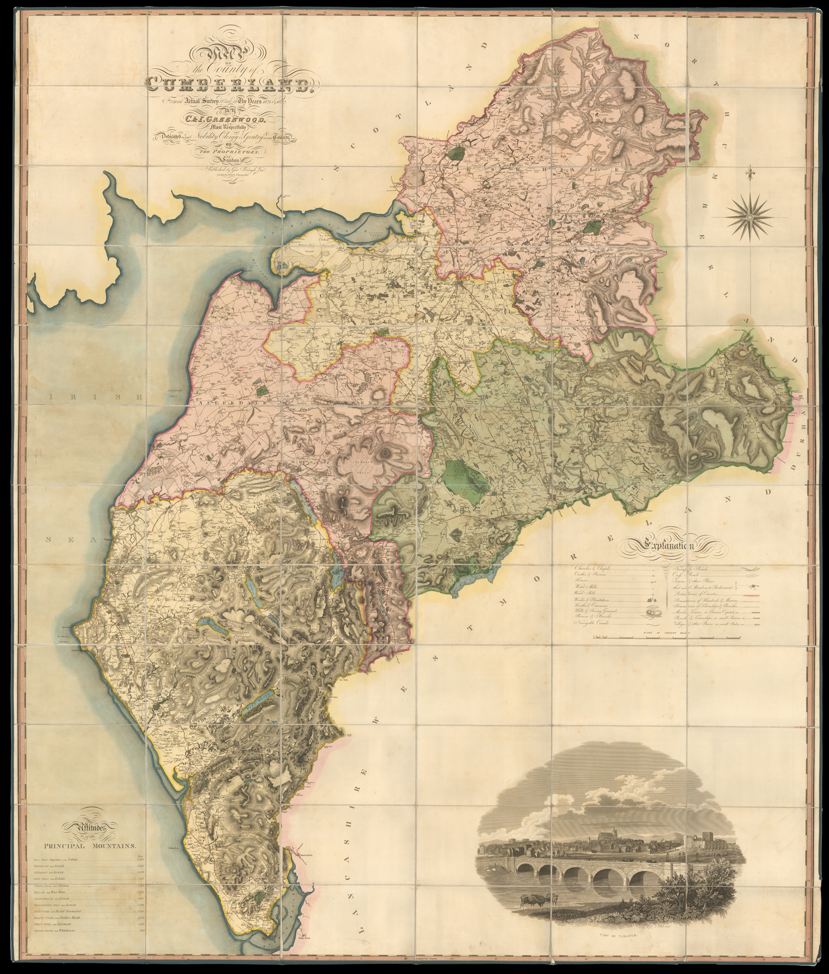 GREENWOOD, Christopher Map of the County of Cumberland,