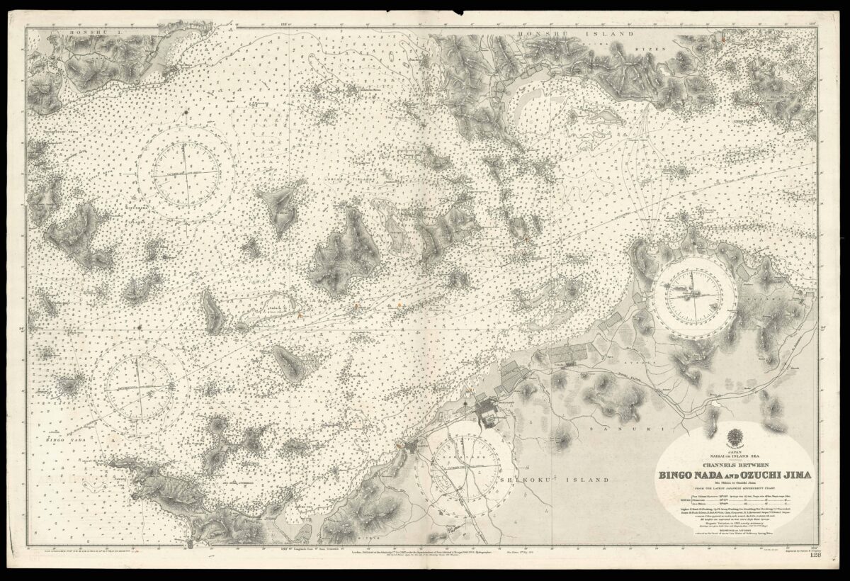 The Admiralty [The chart collection from the steamship Essex Lance].