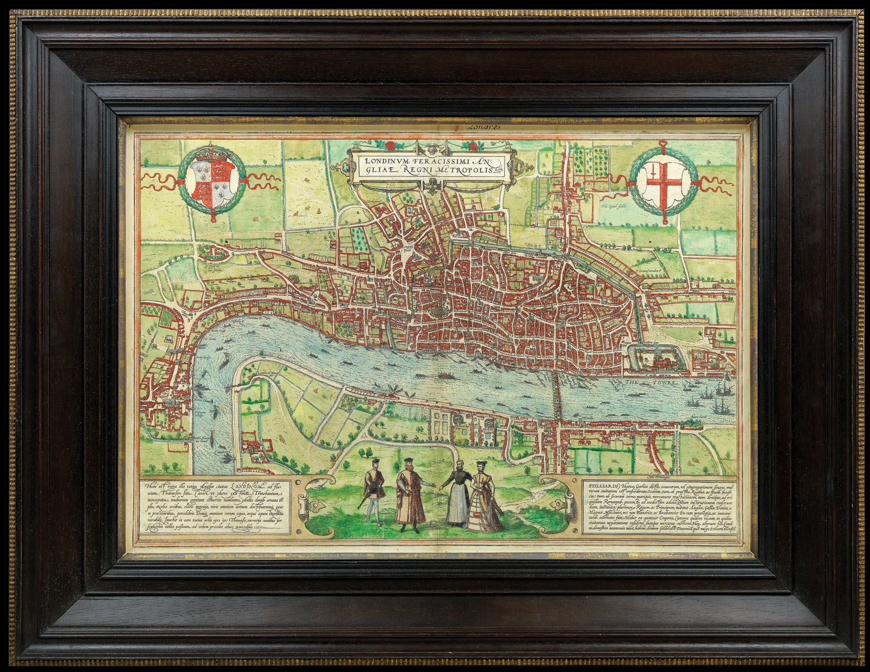 BRAUN, Georg and Franz HOGENBERG Londinium Feracissmi Angliae Regni Metropolis.