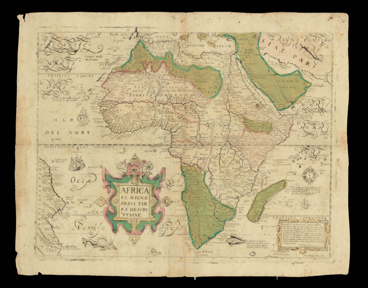 MAZZA, Giovanni Battista Africa ex Magnae Orbis Terrae Descriptione.