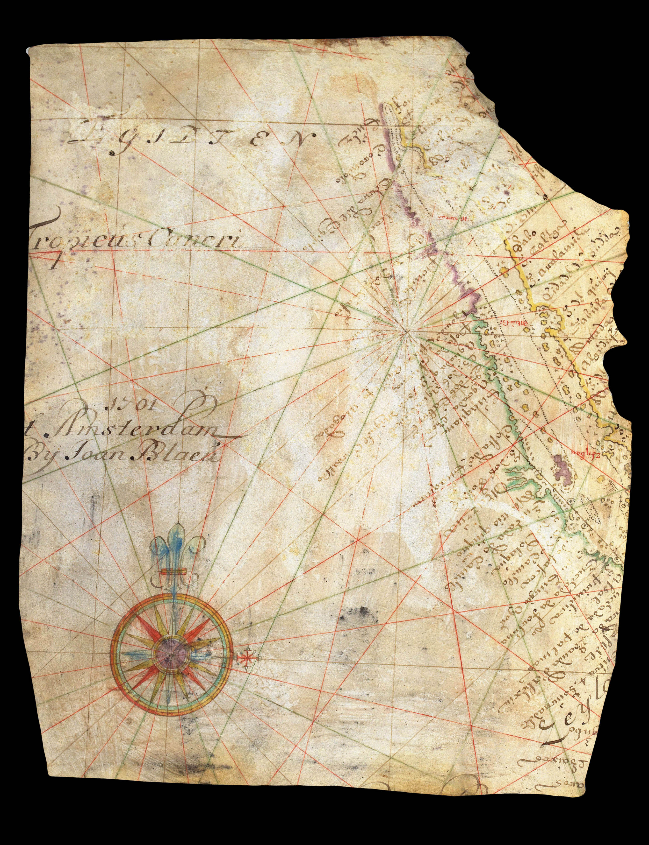 BLAEU, Johannes [II] [Chart of the West Coast of Saudi Arabia and the Red Sea].