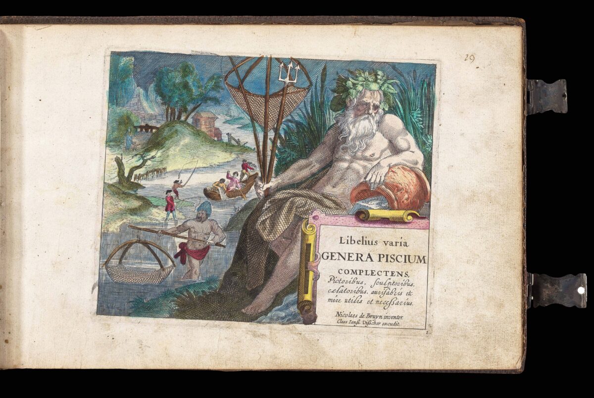 WOUTNEEL, Hans; Crispin de PASSE, the elder and younger; and VISSCHER, Claez Jansz, after Jacob and Joris HOEFNAGEL, Assuerus van LONDERSEEL, Nicolaes de BRUYN, and Adrian COLLAERT [Untitled album of Natural History engravings].