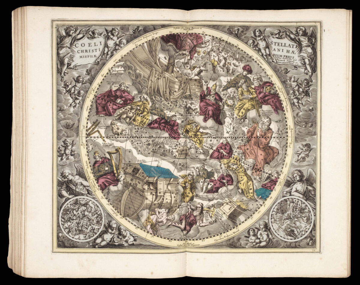 CELLARIUS, Andreas Atlas Coelestis seu Harmonia Macrocosmica