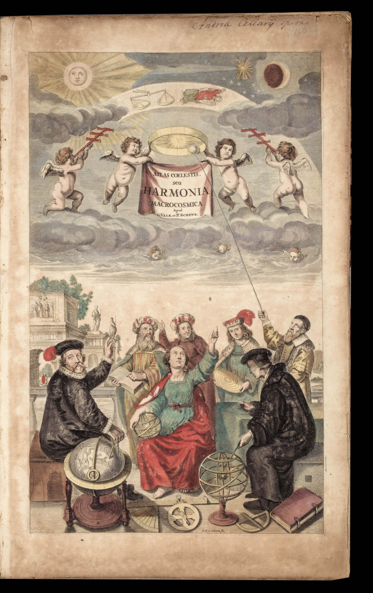 CELLARIUS, Andreas Atlas Coelestis seu Harmonia Macrocosmica
