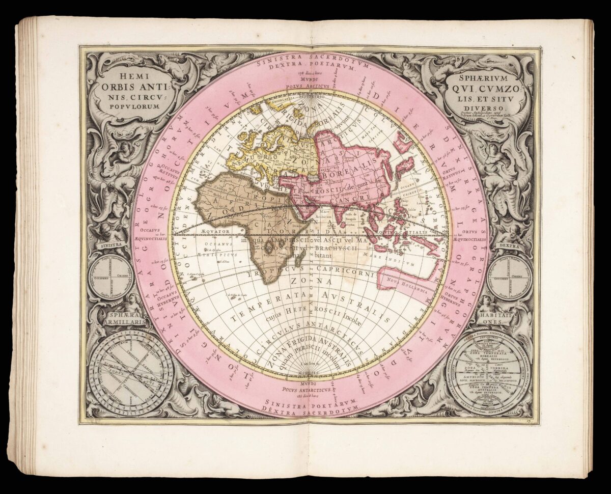 CELLARIUS, Andreas Atlas Coelestis seu Harmonia Macrocosmica