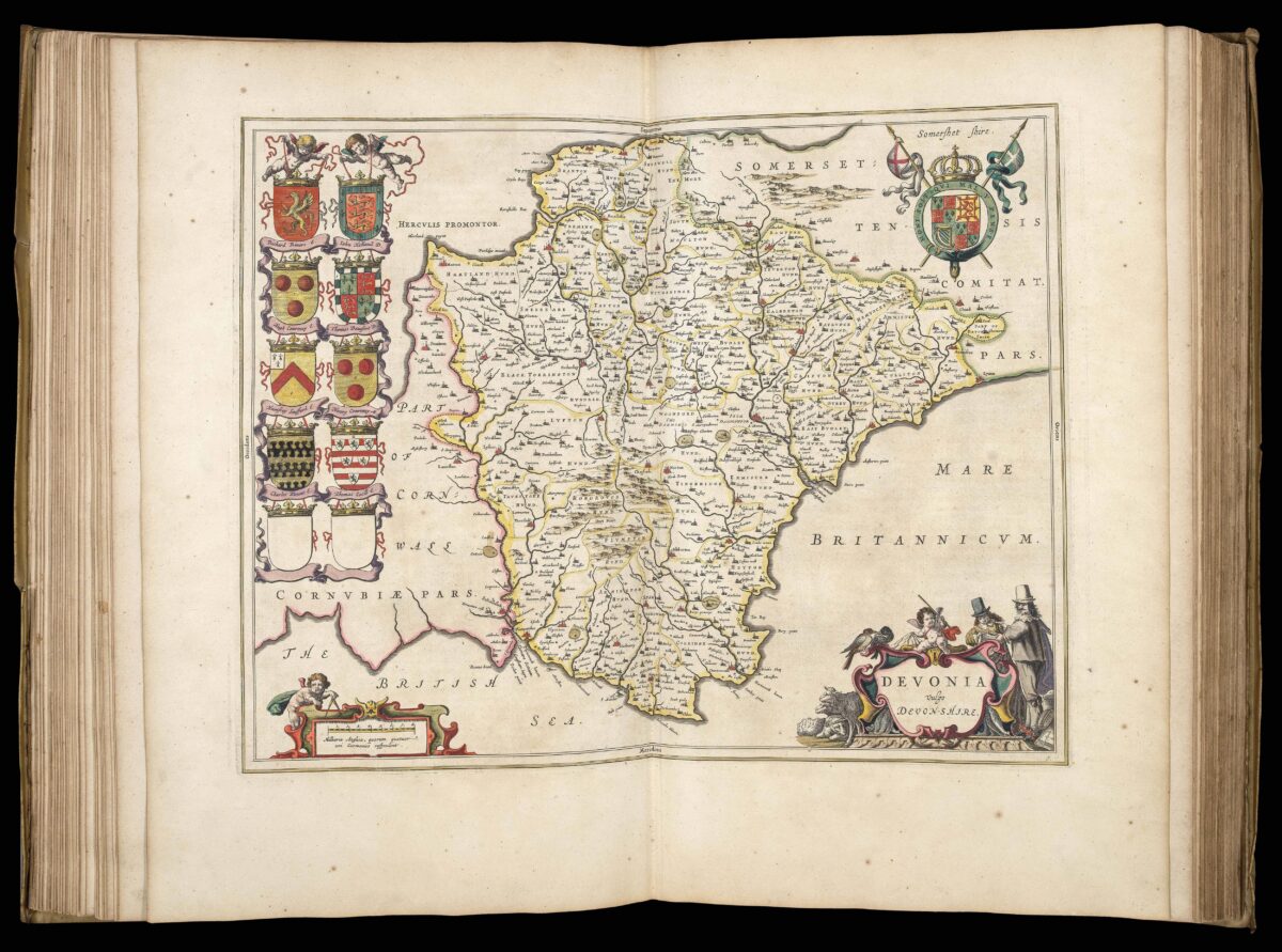 BLAEU, Johannes [England and Wales] Theatrum Orbis Terrarum sive Atlas Novus Pars Quarta.