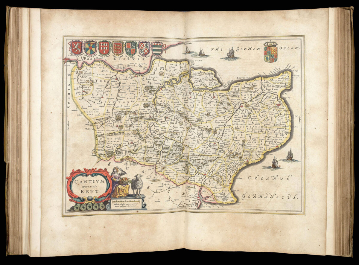 BLAEU, Johannes [England and Wales] Theatrum Orbis Terrarum sive Atlas Novus Pars Quarta.