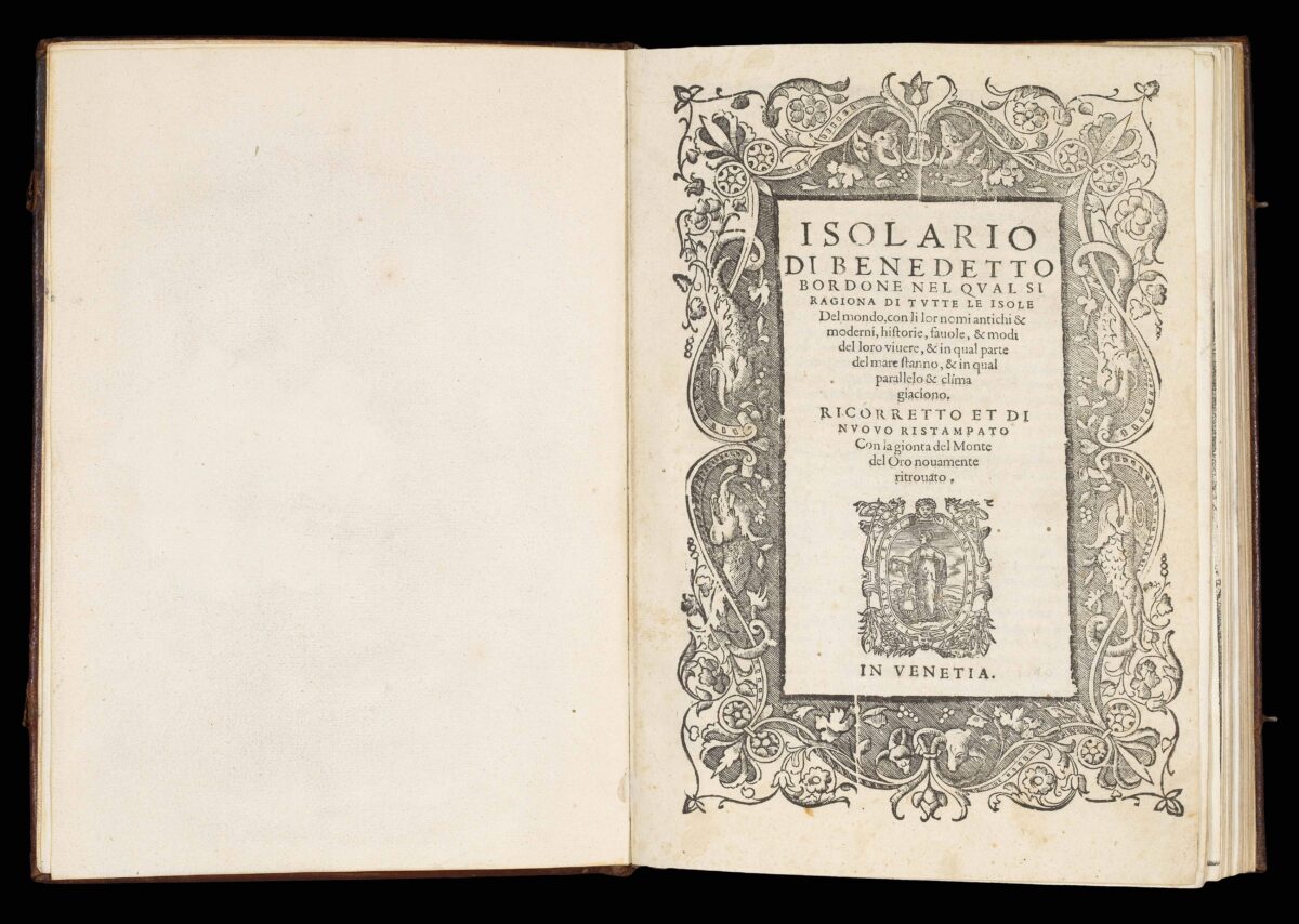BORDONE, Benedetto di Isolario di Benedetto Bordone