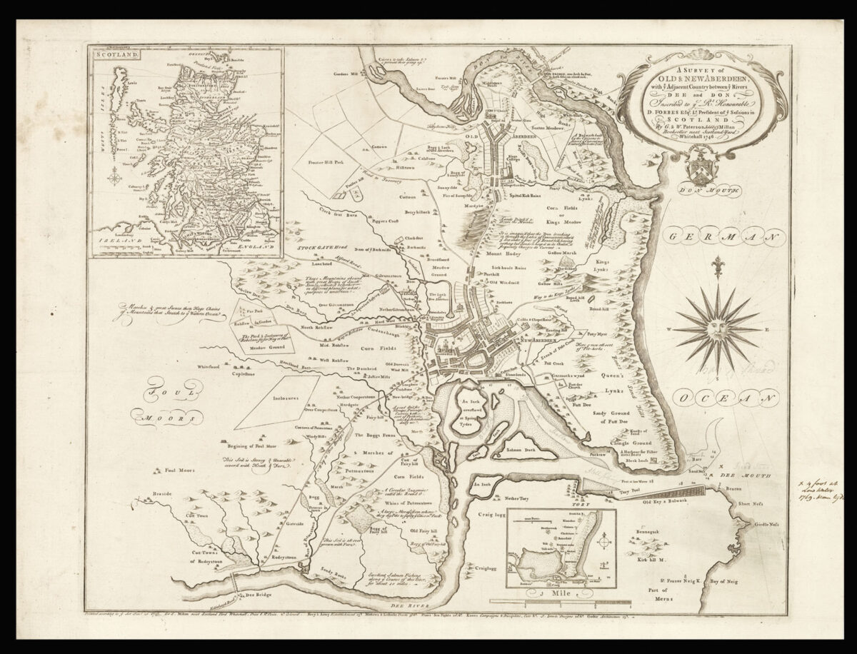 PATERSON, G & W A Survey of Old and New Aberdeen with ye adjacent Country