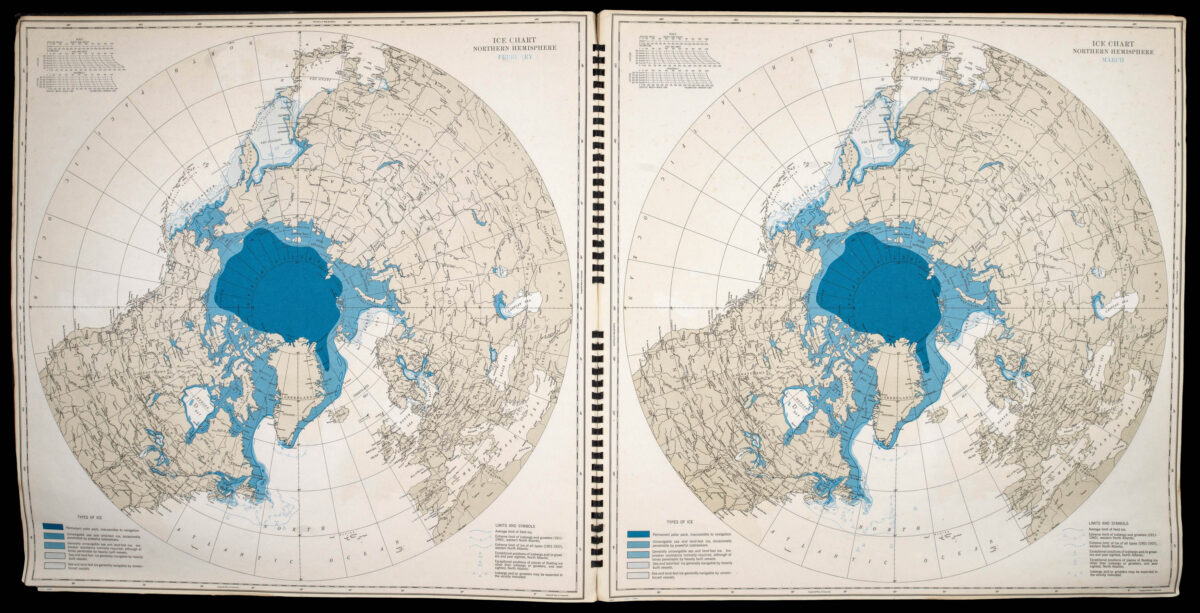 U.S. NAVY Ice Atlas of the Northern Hemisphere.