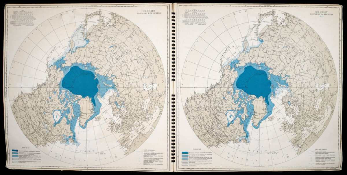 U.S. NAVY Ice Atlas of the Northern Hemisphere.