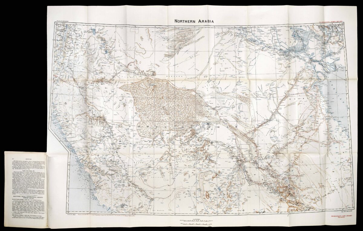 CARRUTHERS, Alexander Douglas Mitchell Northern Arabia.