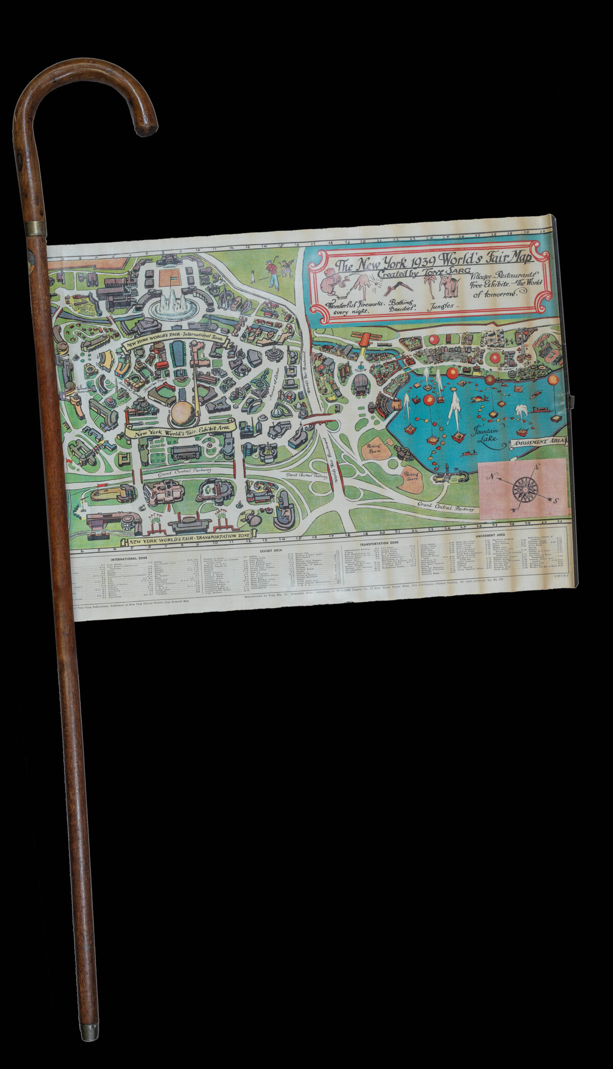 SARG, Anthony Frederick, "Tony" The New York 1939 World's Fair Map…