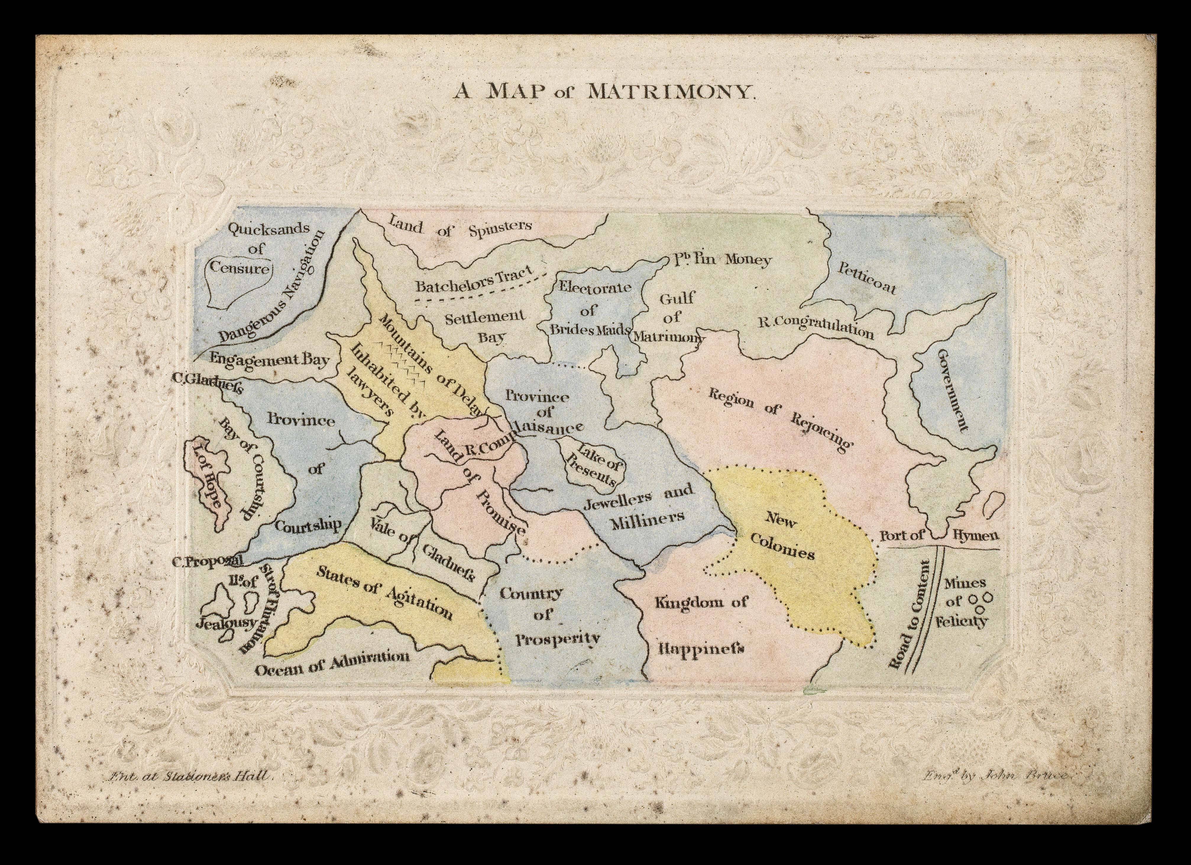BRUCE, John A Map of Matrimony