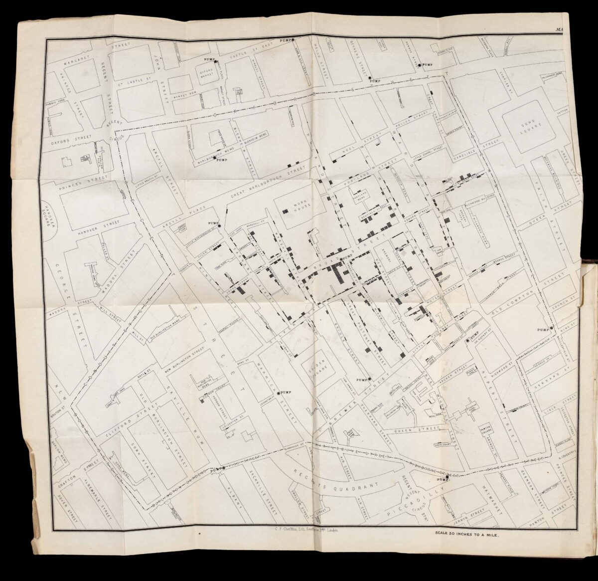 SNOW, John. On the Mode of Communication of Cholera. London: Wilson and Ogilvy for John Churchill, 1849.