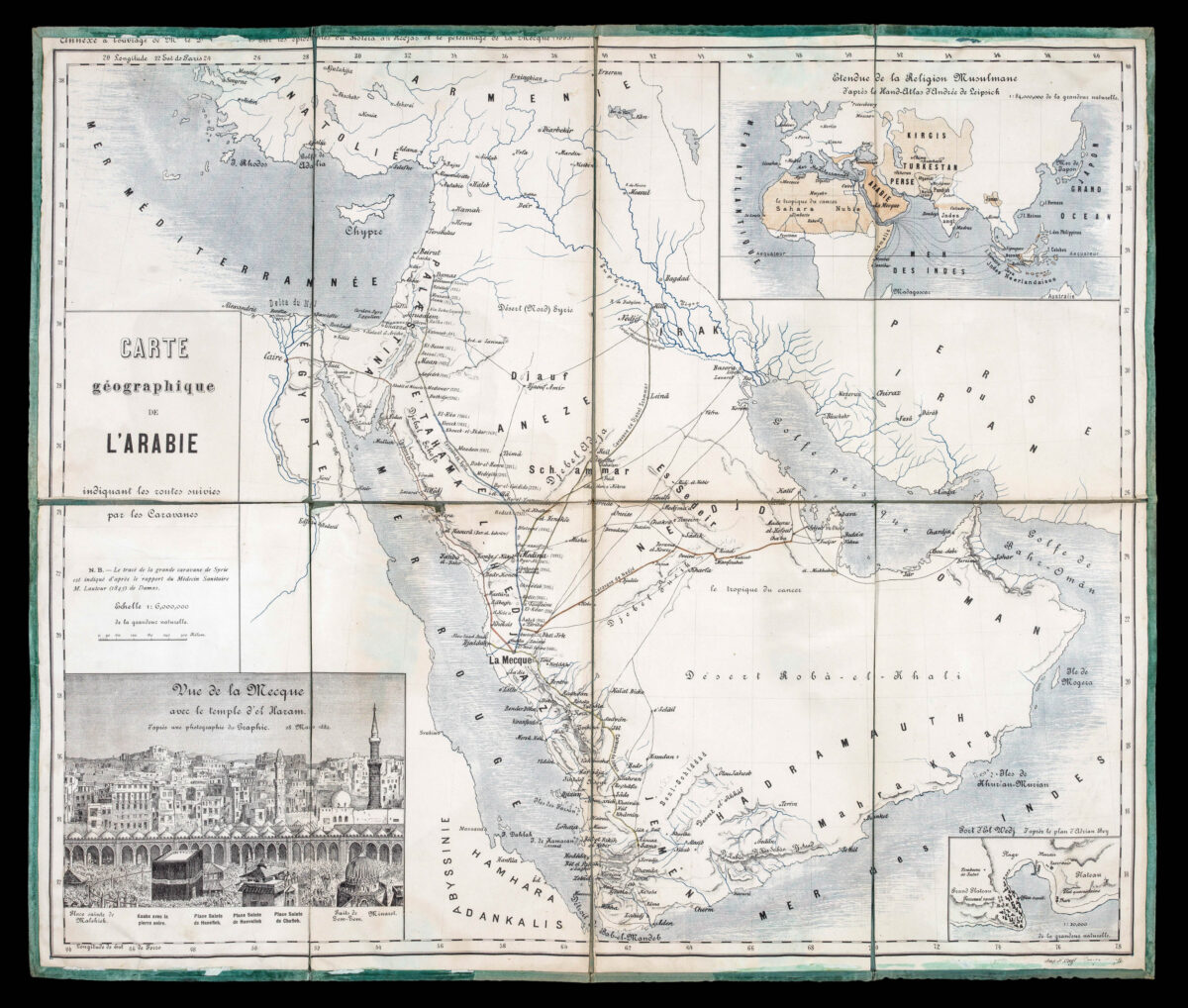 [KIEPERT, Heinrich], after Carte geographique de l'arabie
