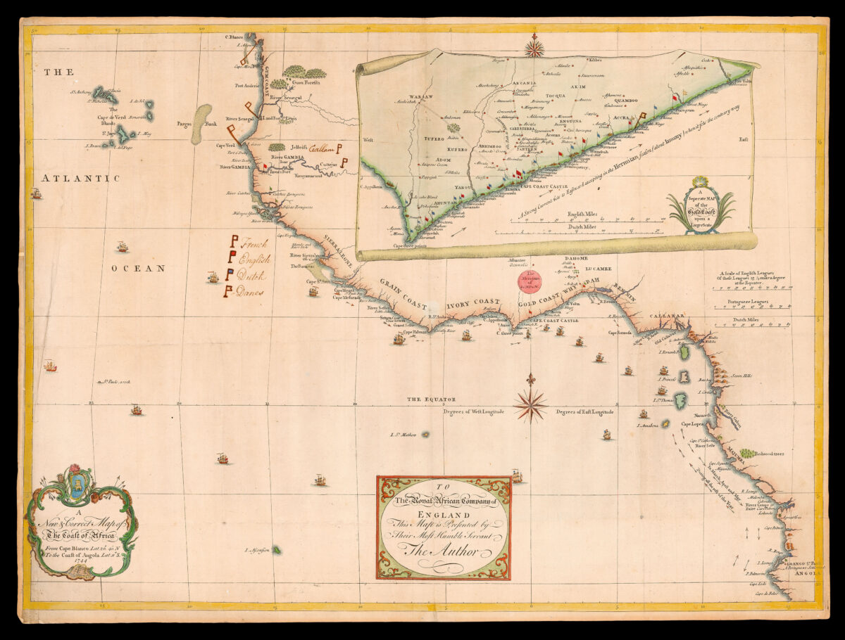 [SMITH, William] Royal African Company A new & correct map of the coast of Africa