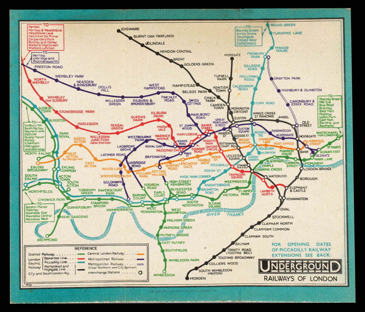 STINGEMORE, Frederick H. Underground Railways of London.
